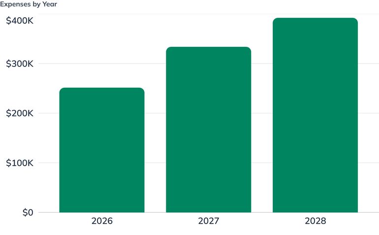 Expenses by Year