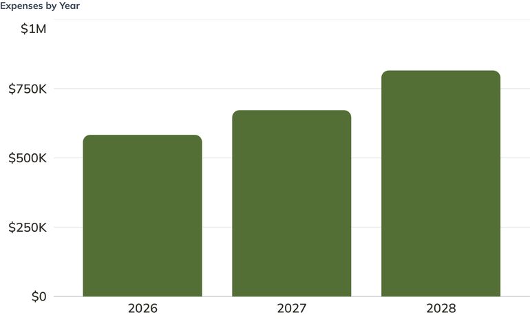 Expenses by Year