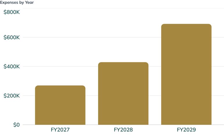 Expenses by Year