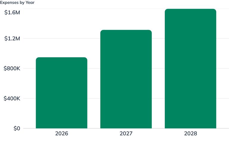 Expenses by Year