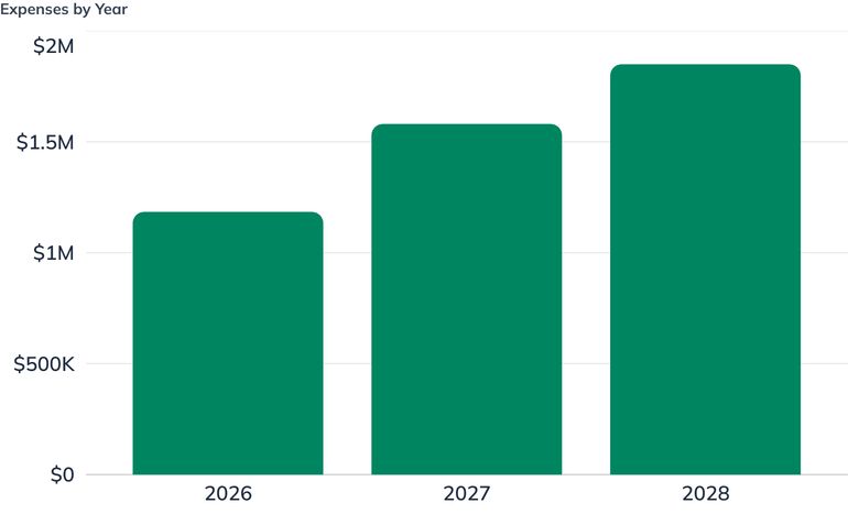 Expenses by Year