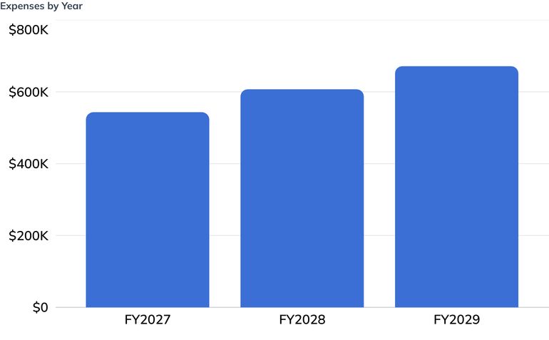 Expenses by Year