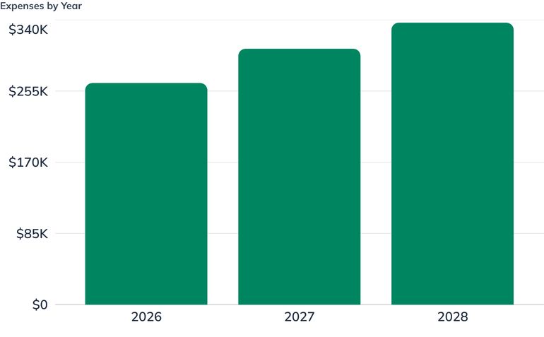 Expenses by Year