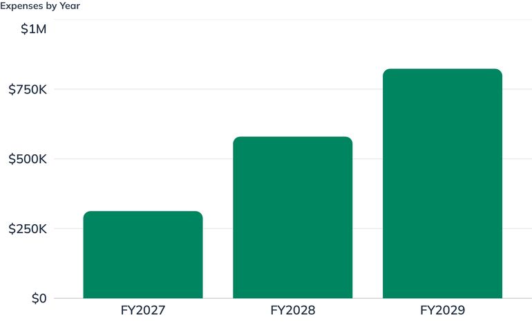 Expenses by Year