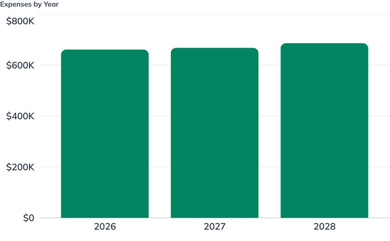 Expenses by Year