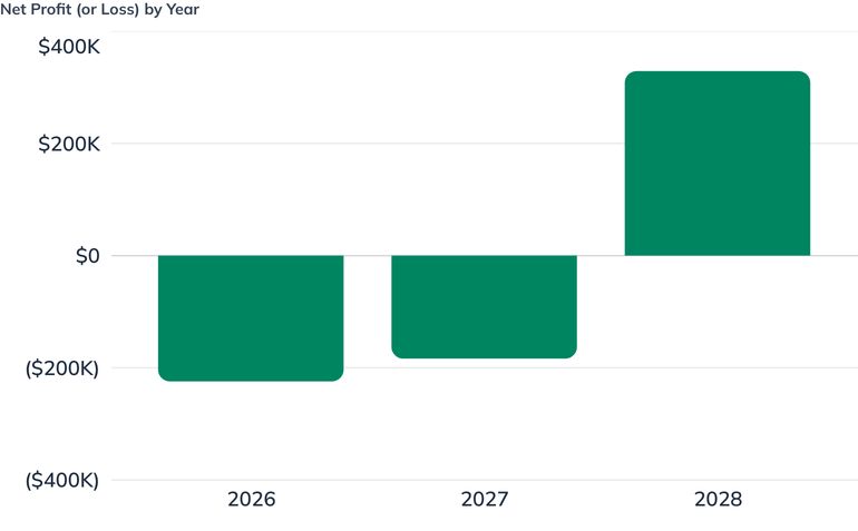 Net Profit (or Loss) by Year