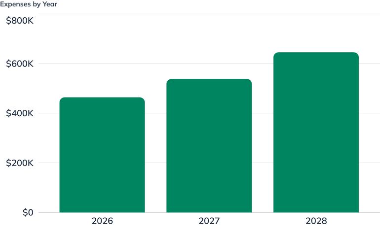 Expenses by Year