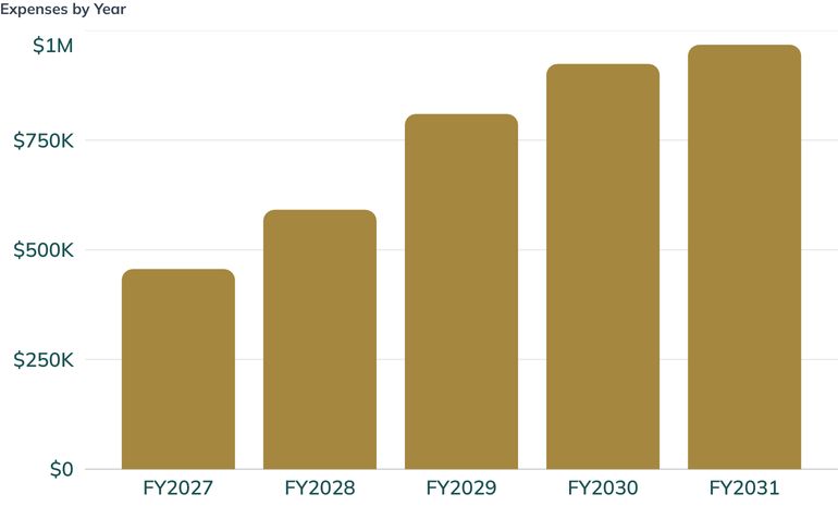 Expenses by Year
