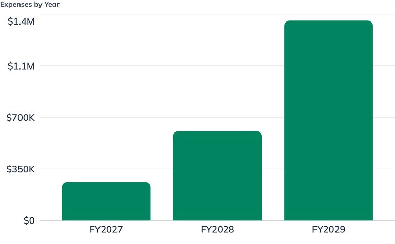 Expenses by Year