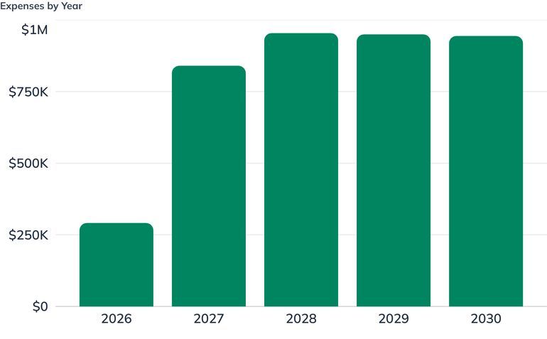 Expenses by Year